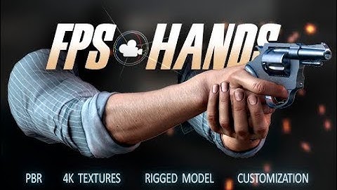 Realistic FPS Hands - Unity Character Download