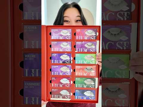 Unbox Lilac St 12 days of lashmas with me 🎁 Lilac st | eyelashes beauty | unbox lashmas | Christmas