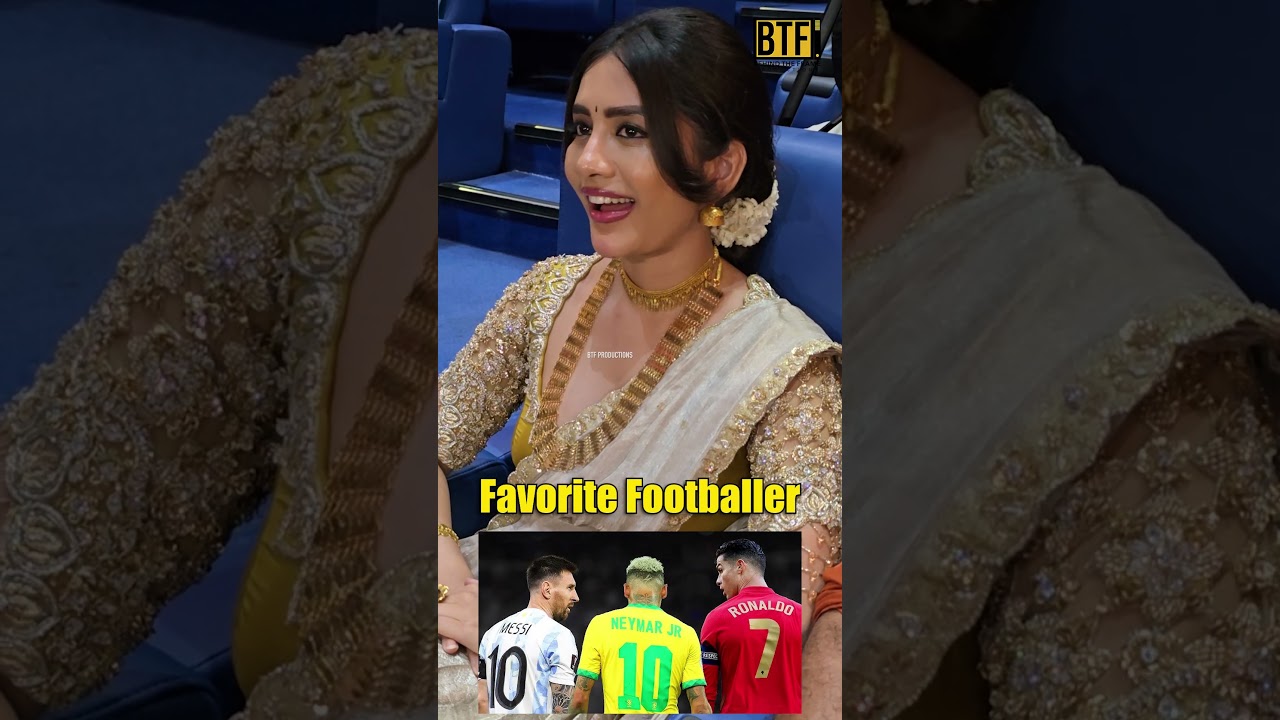 Nabha Natesh Nagabandham Kerala Event: Messi Vs Ronaldo Candid With John Kokken