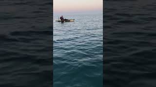 Kingfish jigging From kayak in Dubai