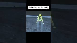 India lands on moon
