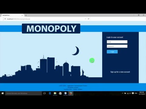 monopoly - web application 2015
