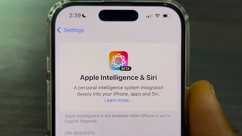 How to FIX Apple Intelligence is not available when iPhone is set to English Problem