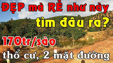 Khó kiếm đc vườn thứ 2 thế đất đẹp mà bán giá rẻ như vậy ở Di Linh! 2 mặt đường 400 thổ cư DT 1.5ha