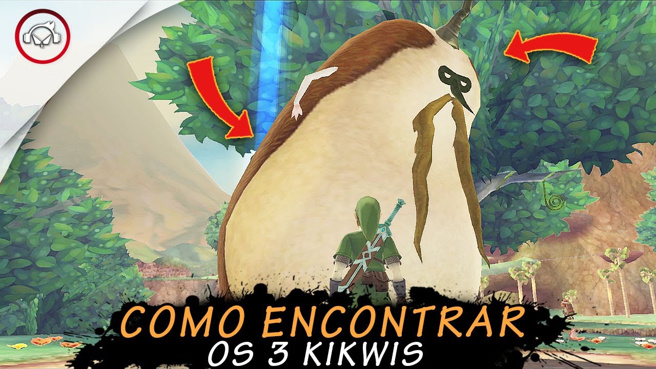 Miniatura do vídeo The Legend Of Zelda: Skyward Sword HD, Como encontrar os 3 Kikwis | super dica PT BR