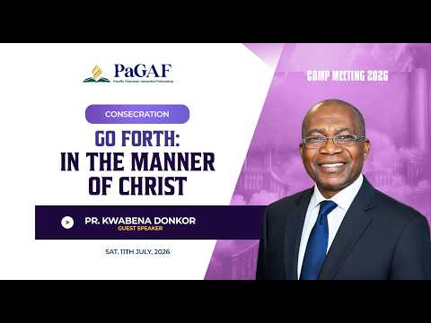 Consecration Service: GO FORTH, In the Manner of Christ