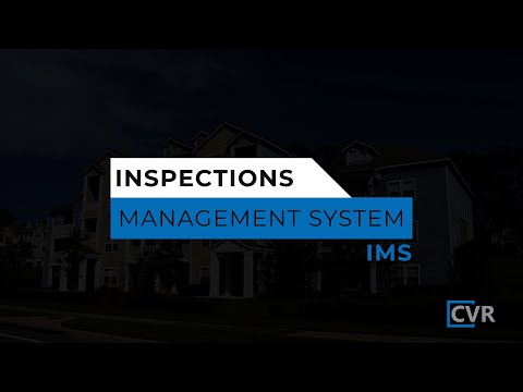 CVR Associates: Inspections Management System (IMS)