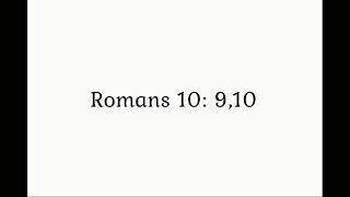 Romans 10: 9, 10 Animated (English)