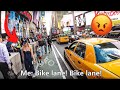 NYC Cycling Incidents Compilation 1 - Early Spring 2018 (Road rage, aggressive cycling, traffic jam)