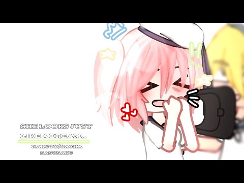 she looks just like a dream..💓┊ Trend , Naruto/Gacha , SasuSaku , Modern au .