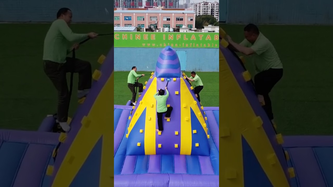 🧗‍♂ Custom Inflatable Climbing Wall for Children! 