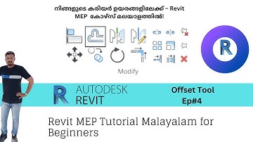 #Ep4 | Offset Tool | Revit MEP Tutorial for Beginners | Malayalam