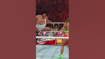Andre the Giant vs Ronda Rousey  #wwe#wwe2k24 #wwe2k22 #wwe2k23