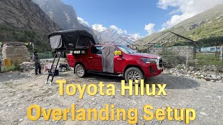 Overlanding set-up of our Cherry, Hilux (IMB) it's me Bishnoi