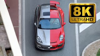 8K PORSCHE CARS ➤ Monaco Supercars | 8K UHD | Compilation #4