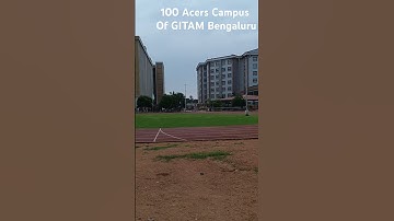 GITAM UNIVERSITY Blr beautiful campus Video || one of the largest University In Bangalore #shorts