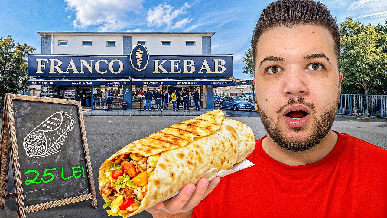 SHAORMA TOP LA 25 DE LEI?! | AM TESTAT TOT MENIUL FRANCO KEBAB