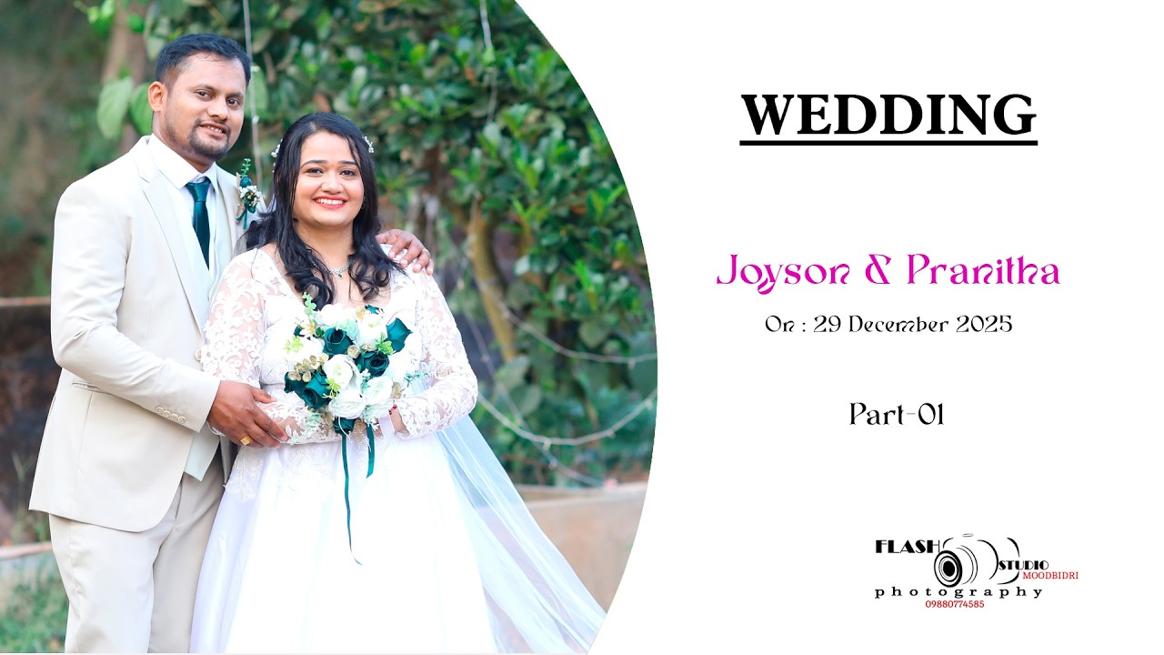 Joyson & Pranitha Wedding Ceremony Part 01