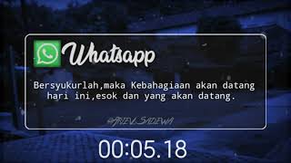 Story Wa Sholawat 30 Detik-Hayyul Hadi