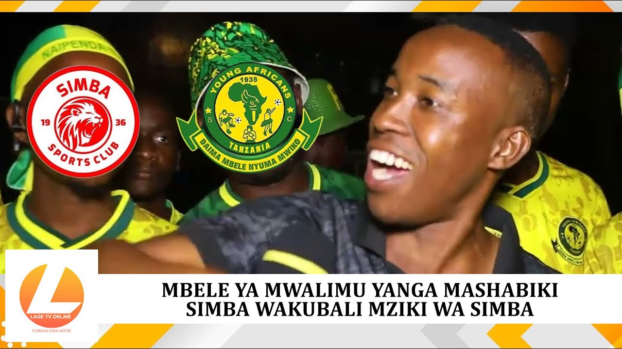 MBELE YA MWALIMU YANGA MASHABIKI SIMBA WAKUBALI MZIKI WA SIMBA - YouTube
