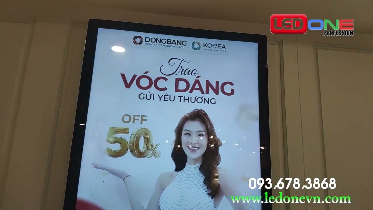 Lắp đặt 6 màn hình LCD Quảng cáo 32 inch tại Thẩm mỹ viện DongBang, Hà Nội  