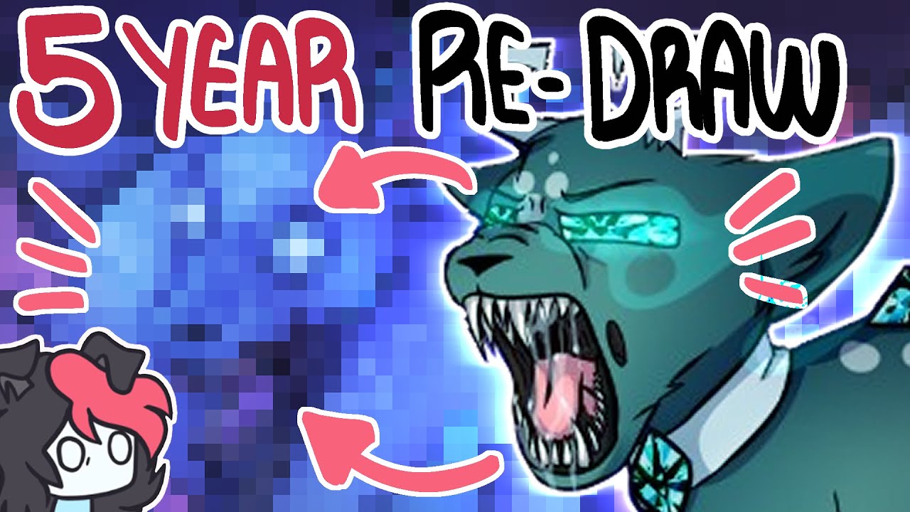 5 YEAR DIFFERENCE!! // Comic Page Redraw - YouTube