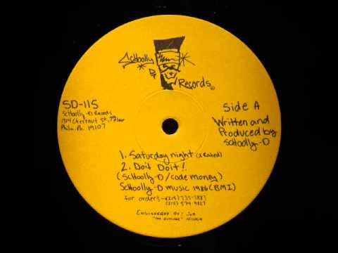 SCHOOLLY D - Saturday Night (12") / Side A - 1986