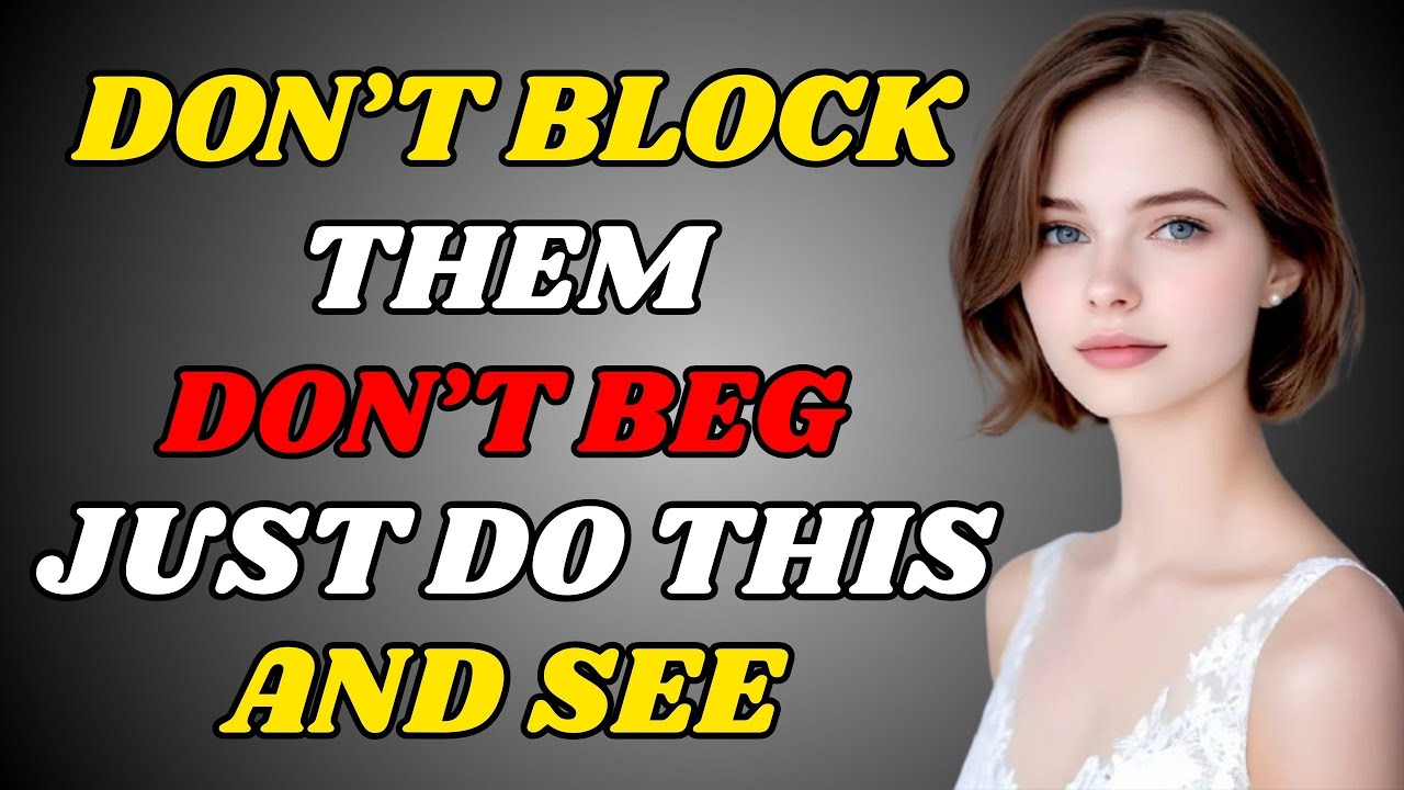 Don’t Block Them, Don’t Beg—Just Do THIS and Watch What Happens | Stoicism | the studio stoicism