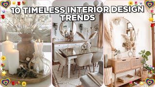 10 TIMELESS INTERIOR DESIGN TRENDS THAT NEVER GO OUT OF STYLE | solon decor