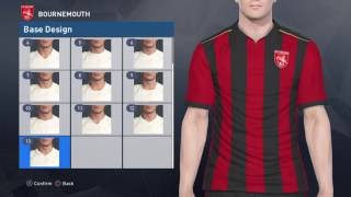 PES 2017 Kit Editing XBOXONE/360 - BOURNEMOUTH Kits