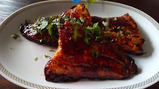 Honey garlic butter glazed Salmon #myawnrecepi#satisfying #lunch#yummy