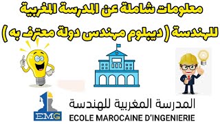 كل ما يجب ان تعرفه على المدرسة المغربية للهندسة|ecole marocaine dingénierie