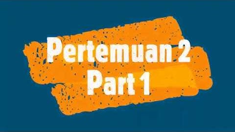 Pemrograman Visual - Pertemuan 2 (Part 1)