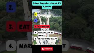 Most Popular Local TV Shows Recent Years! 📺🇵🇭 #philippines #phfacts #education #facts #discoverph