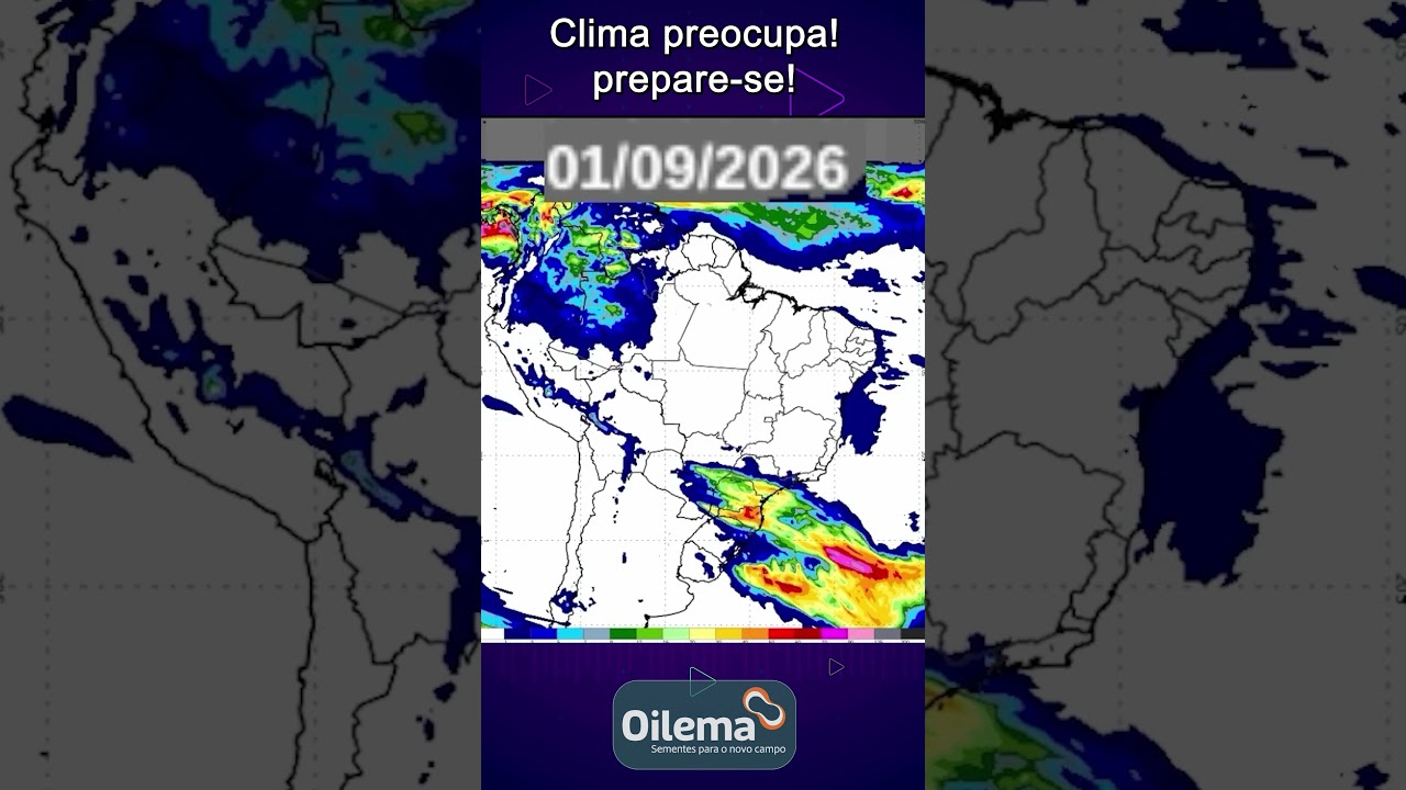 Nova frente fria muda o tempo e setembro começa com chuva volumosa e temperaturas extremas