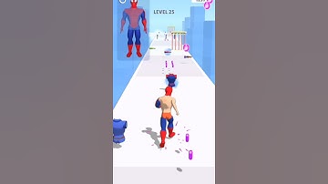 Mashup hero 3D gameplay walkthrough Marvel Avengers ANDROID, IOS MOBILE SPIDER - MAN 3 #SHORTS GAMES