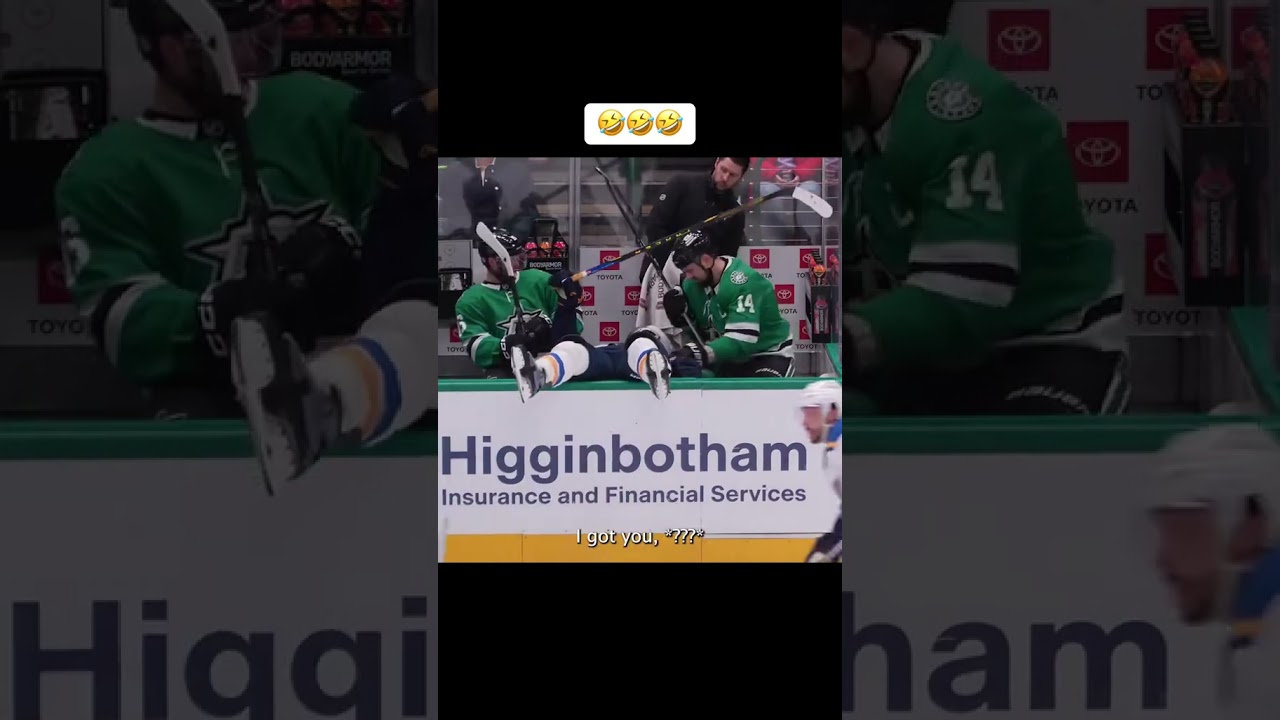 That's just hockey 😂 (via @DallasStars/TT)