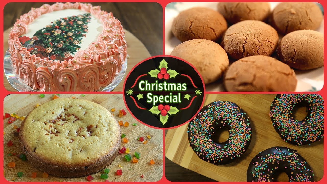 Christmas Special Cakes & Cookies - Easy To Make Desserts - Recipes In Marathi | Ruchkar Mejwani