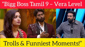 “Bigg Boss Tamil 9 – Top Viral Trolls & Funniest Moments”!