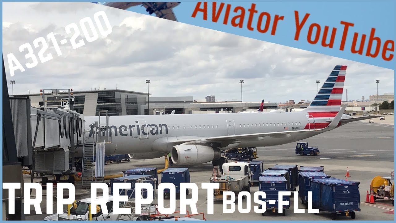 Trip Report BOSFLL A321200 American Airlines Economy