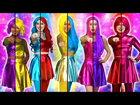 SWAP OUTFITS (SUPER POPS) MAGIC POWER SWITCH UP CLOTHES. (Season 2 Episode 3 Part 1) Totally TV