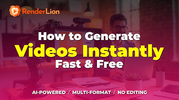 Turn Any URL or Text into a Video in Under 60 Seconds with RenderLion!