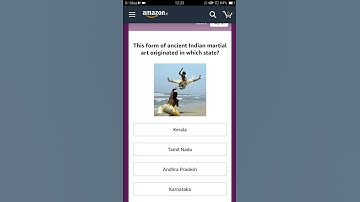 Amazon Incredible India Quiz Answer Today 15 August 2020, Win 15000,Independence Day, Today