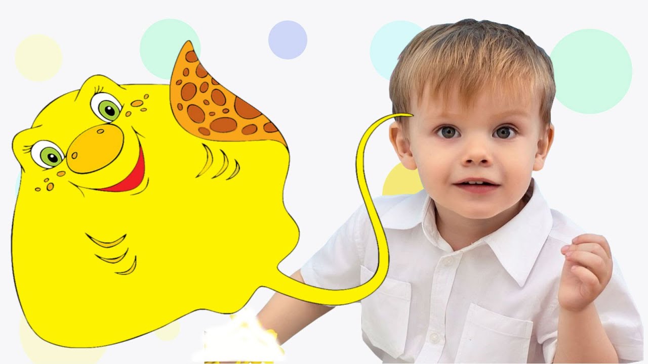 Растущие Животные Выращиваем Скат и Динозавр Growing animals in the