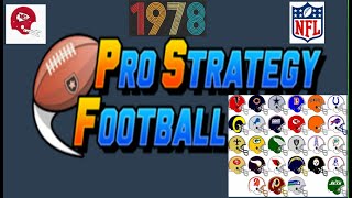 Pro Strategy Football 2024 - 1978 Cleveland Browns 3-4 vs Kansas City Chiefs 5-2 WK8