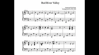 Red River Valley (Piano Sheet Music) - Beautiful Piano Solo Red River Valley (Piano Sheet Music) - Beautiful Piano Solo