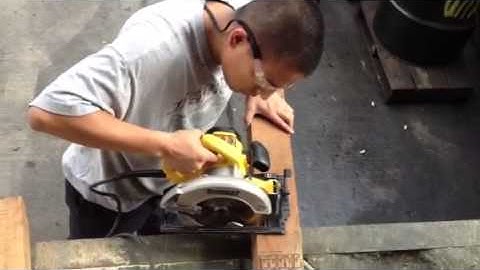 First Time Using Power Tool