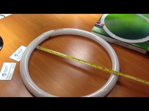 OSRAM L 40/840 G10q, обзор кольцевой люминесцентной лампы