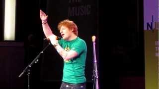 ED SHEERAN "give me love" secret gig for radio N-Joy Hamburg