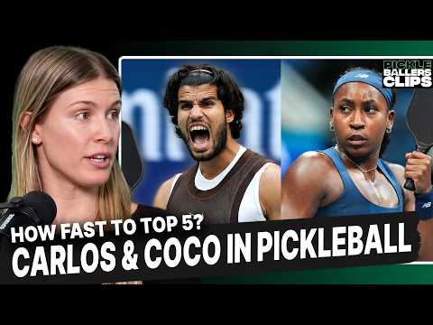 How Fast Could Alcaraz & Gauff Become Top 5 Pickleball Players?